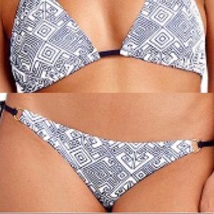 Vitamin A Tulum String SideTie ruched back Bottoms
